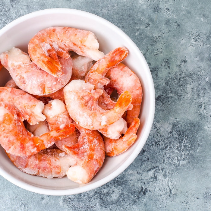 กุ้งแช่แข็ง