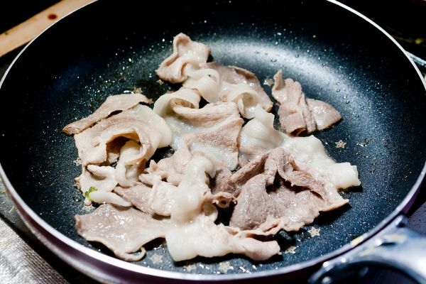 หมูสามชั้นสไลด์ทอด