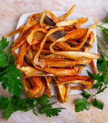 ท้องปลาแซลมอนทอดกรอบ