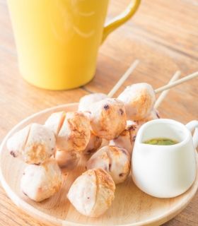 ลูกชิ้นปลาหมึกย่าง