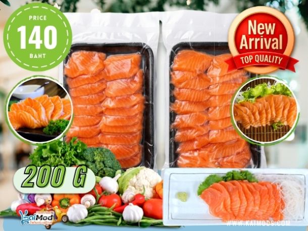 แซลม่อนสไลด์ซาซิมิ