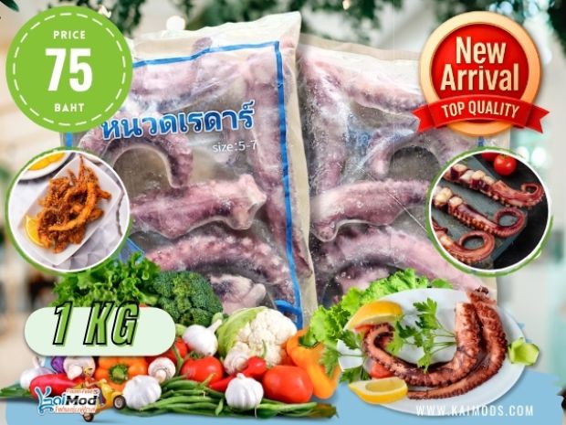 หนวดหมึกเรดาร์ Size 5-7