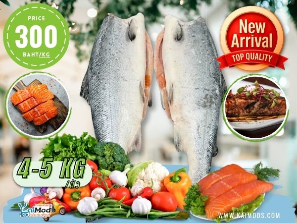 ปลาแซลม่อนตัดหัว 