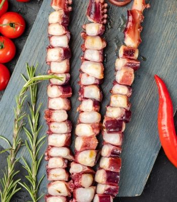 หนวดหมึกหั่นย่าง