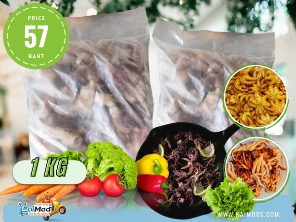 หนวดหมึกเบบี้ ถุงใส