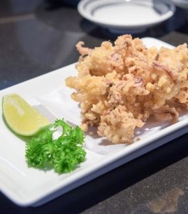 หนวดปลาหมึกเบบี้ชุบแป้งทอด