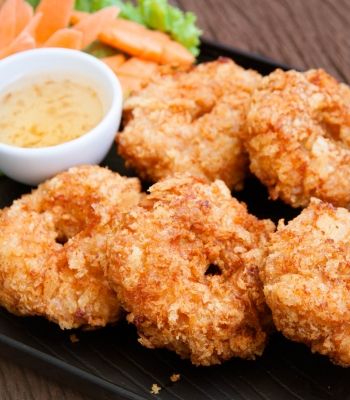 ทอดมันกุ้ง ทอดกรอบ