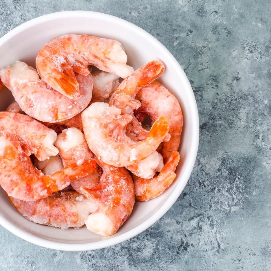 กุ้งแช่แข็ง